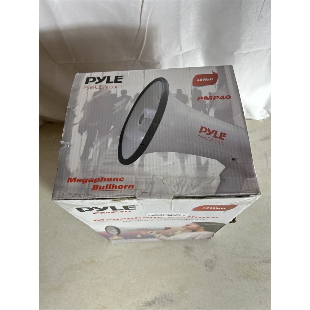 Pyle Professional Megaphone w/Siren & Handheld Mic PMP40 - Picture 4 of 5